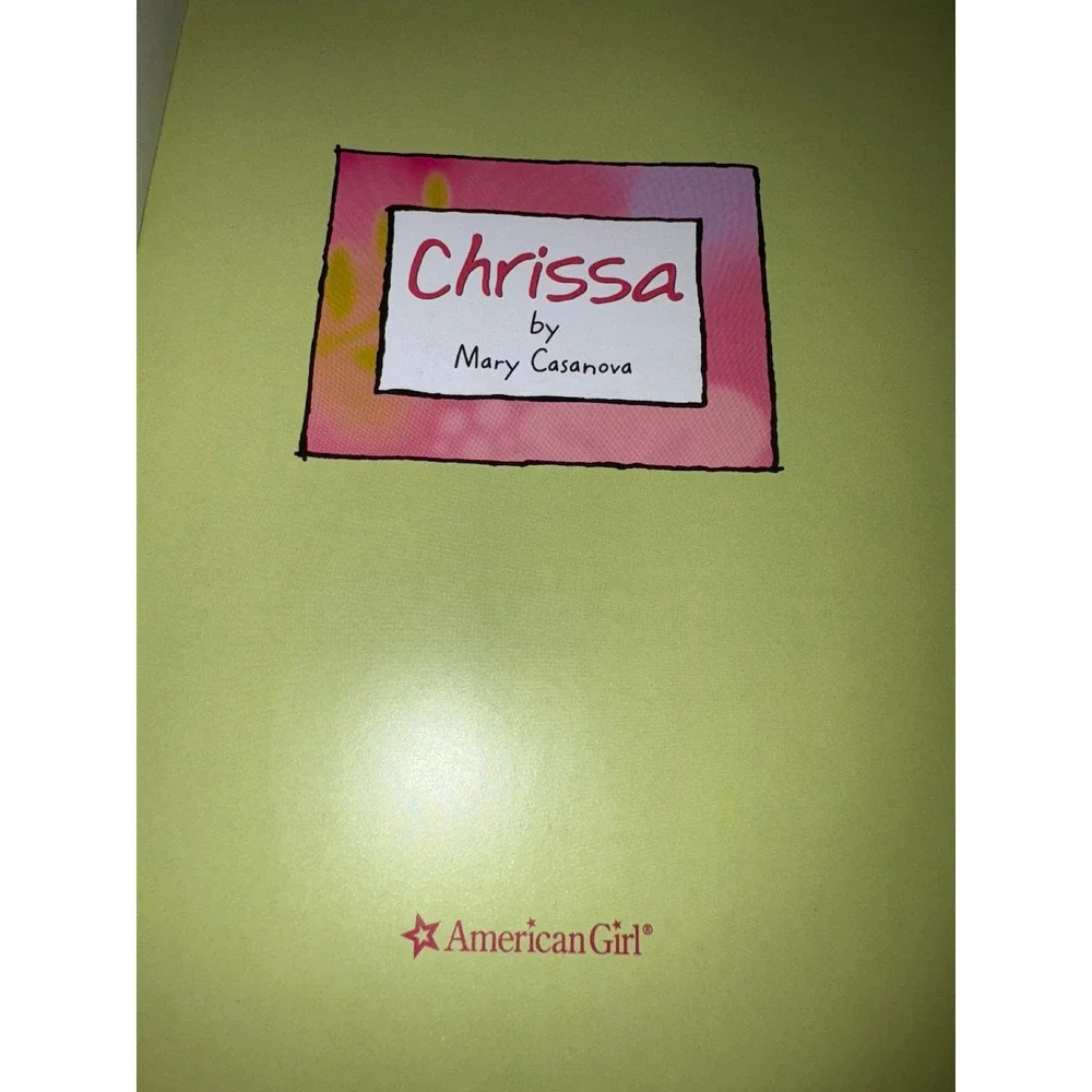 American Girl Chrissa Book by Mary Casanova Paperback AG‎ Novel Kids